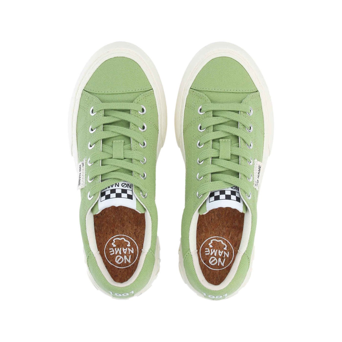 RESET SNEAKER W - CANVAS RECYCLED - APPLE GREEN